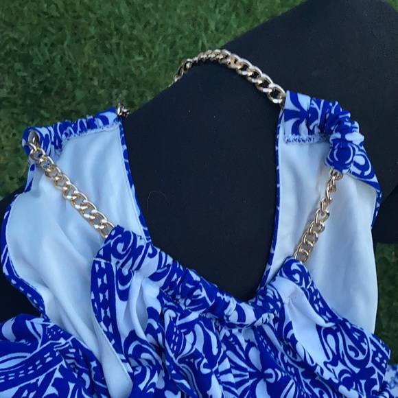 Bisou Bisou sleeveless maxi dress sz 2 - Picture 2 of 6